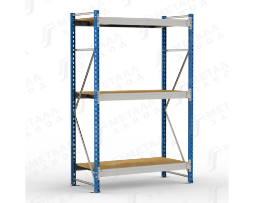 SGR-V-ДСП 1563-2.0 стеллаж до 500 кг на ярус ДСП полка