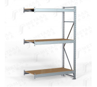SGR-V-Zn-ДСП 2183-2.0 ДС стеллаж оцинкованный до 500 кг на ярус ДСП полка
