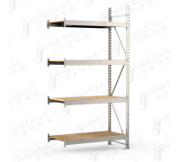 SGR-V-Zn-ДСП 2184-2.5 ДС стеллаж оцинкованный до 500 кг на ярус ДСП полка