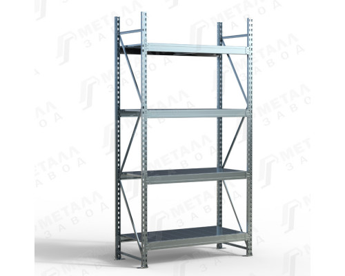 SGR-V-Zn Стеллаж 18104-2,5 оцинкованный до 500 кг на ярус
