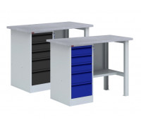 Однотумбовый металлический верстак ВП-3Т