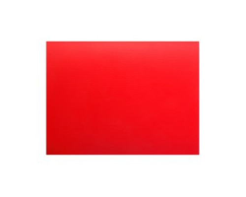 Доска разделочная 400х300х12 мм красный полипропилен