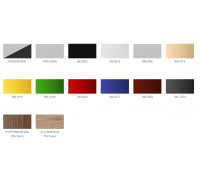 Холодильная горка универсальная Carboma FC20-07 VV 0,7-1 0300 Standart фронт X1 бок металл версия 2.0 (9006-9005)