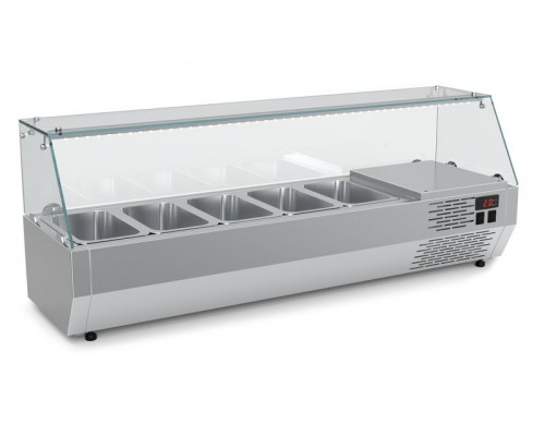 Холодильная витрина для ингредиентов Carboma A30 SM 1,2-G (VT2v-G (GN1/4))
