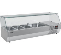 Холодильная витрина для ингредиентов Carboma A40 SM 1,2-G (3 GN1/3+1 GN1/2)