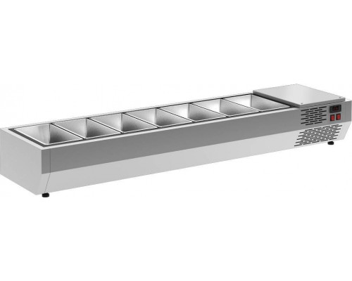 Холодильная витрина для ингредиентов Carboma A40 SM 1,3 0430