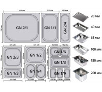 Холодильная витрина для ингредиентов Carboma IDO A40 SM 1,4 (5 GN1/3)