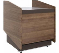 Прилавок кассовый Carboma KC80 N 0,8-7 (1008 темный дуб)