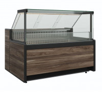 Витрина холодильная Carboma GC111 SM 0,94-1 (1008 Темный дуб)