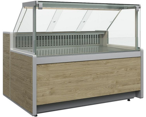 Витрина холодильная Carboma GC111 VM 1,25-1 (газлифт динамика, 1010 Мариель)