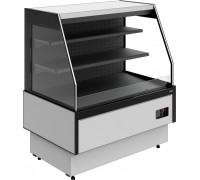 Витрина холодильная Carboma GC95 VM 1,5-2 версия 2.0 горка, без боковин, 9006-9005