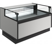 Витрина холодильная открытая Carboma GC110 SM 1,25-2 версия 2.0 без боковин, цвет по схеме стандарт