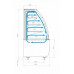 Витрина кондитерская Carboma K70 VM 0,6-2 Standart открытая, горка версия 2.0 (9005-0109)