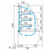 Витрина кондитерская Carboma K70 VM 1,3-2 Standart 0102-0109 (ВХСв-1,3д Сarboma (открытая))