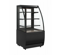 Витрина кондитерская Carboma K70 VM 1,3-2 Standart открытая версия 2.0 (9005)