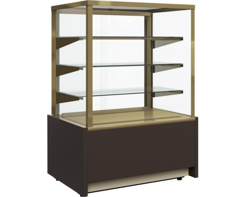 Витрина кондитерская Carboma KC70 VH 1,3-1 Light Chocolate 0102-0109 (ВХСв-1,3д Сarboma Cube для шоколада)