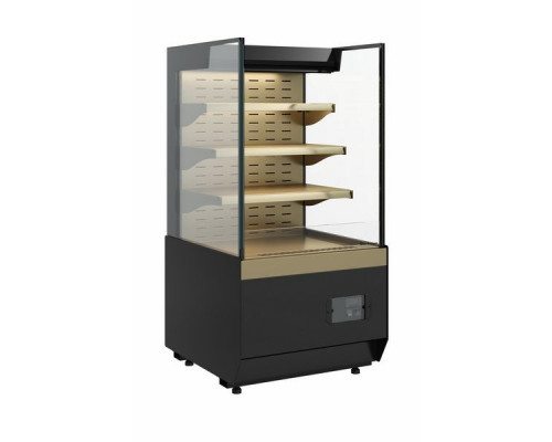 Витрина кондитерская Carboma KC70 VM 0,6-2 Standart открытая, горка прямая боковина версия 2.0 (9005-0109)