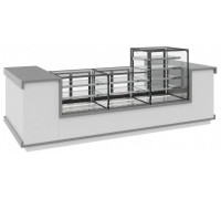 Витрина кондитерская Carboma KC71-110 VV 0,9-2 BUILT-IN (открытая 9005)