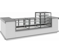 Витрина кондитерская Carboma KC71-130 VV 0,9-1 BUILT-IN 9005