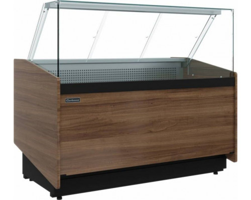 Витрина кондитерская Carboma KC80 SM 1,0-1 (1008 темный дуб)