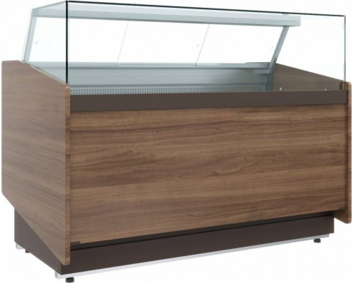 Витрина кондитерская Carboma KC82 SM 1,5-1 (1008 темный дуб)