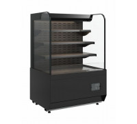 Витрина кондитерская Carboma KR70 VM 0,9-2 Standart открытая, горка (9005)