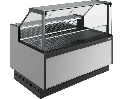 Витрина морозильная Carboma GC110 SL 1,25-1 версия 2.0 с боковинами, 9006-0430