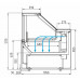 Витрина морозильная Carboma GC111 SL 0,94-1 (1010 Мариель)