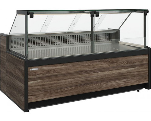 Витрина морозильная Carboma GC111 SL 2,0-1 (1008 Темный дуб)