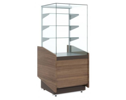 Витрина нейтральная Carboma KC80 N 0,8-11 (1008 темный дуб)