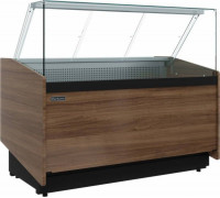 Витрина нейтральная Carboma KC80 N 1,2-1 (1008 темный дуб)