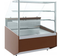 Витрина нейтральная Carboma KC95 N 1,5-1 (1008 темный дуб)