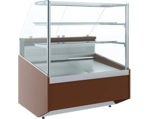 Витрина нейтральная Carboma KC95 N 1,5-1 (1008 темный дуб)