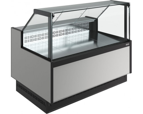 Витрина нейтральная напольная Carboma GC110 N 1,5-1 версия 2.0 без боковин, 9006-0430