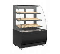 Витрина нейтральная напольная Carboma K70 N 0,9-1 Light Bread версия 2.0 (9005)