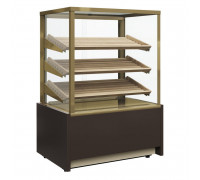 Витрина нейтральная напольная Carboma KC70 N 0,6-1 Light Bread 0102-0109 (со стеклом)