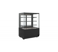 Витрина нейтральная напольная Carboma KC70 N 0,9-1 Light версия 2.0 (9005)