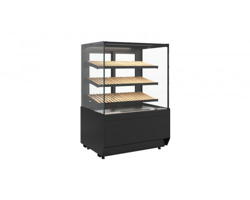 Витрина нейтральная напольная Carboma KC70 N 1,3-1 Light Bread версия 2.0 (9005)