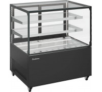 Витрина нейтральная напольная Carboma KC71-110 N 0,9-1 (9005)