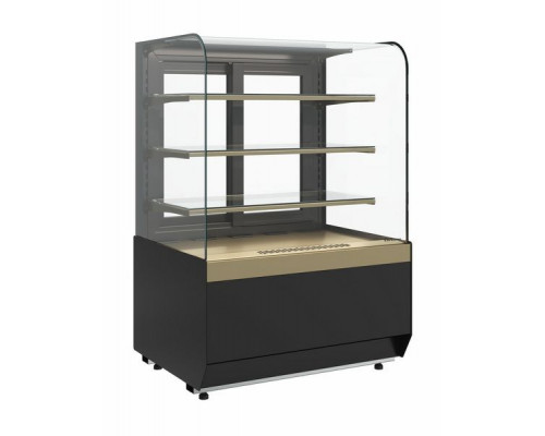 Витрина нейтральная напольная Carboma KR70 N 1,3-1 Light (9005-0109)