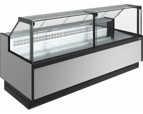 Витрина универсальная Carboma GC110 SV 2,5-1 версия 2.0 c боковинами, 9006-0430