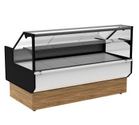 Витрина холодильная GC95 SL 1,0-1 (ВХСн-1,0 Carboma GC95 KombiLux) (0108 темный дуб)