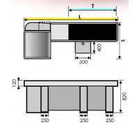 Кассовый бокс Дельта** 250 (150*40 мм)