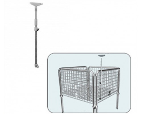 Трубка телескопическая 400-600 мм для крепления на корзины