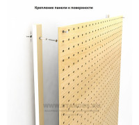 Комплект планок для крепления перфопанелей к стене Н 1800 мм