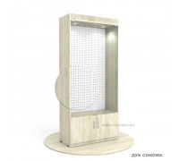 Торговая витрина с подсветкой из ДСП -11 Перфорированная задняя стенка Габариты 2000*900*400 мм