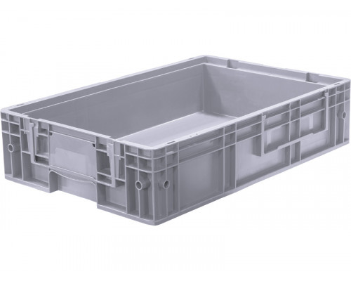 Ящик перфорированный 594*396*148, арт.: 6147, объём 25.3, серый, код: 20858