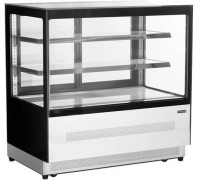 Витрина кондитерская Tefcold LPD1500F/Black черная/нерж