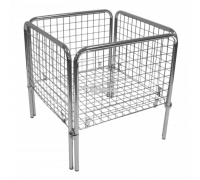 Корзина для распродаж разборная хром VS654