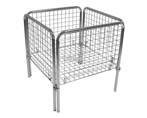 Корзина для распродаж разборная хром VS654